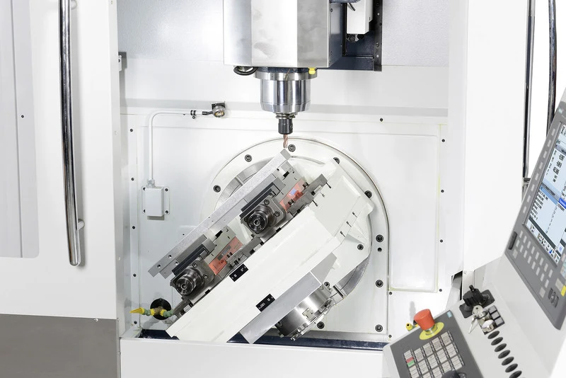 Indexed 3 plus 2 machining setup for angled part features